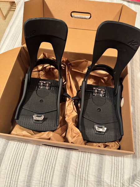 Medium K2 Clicker Snowboard Bindings (New)