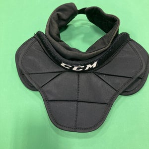 Black Intermediate CCM TCG900 L-XL Neck Guard (Used)