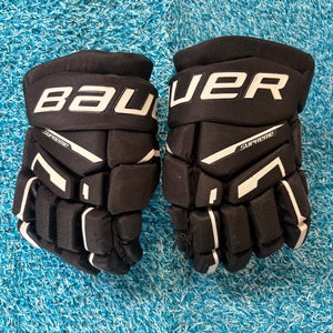 Black Junior Bauer Supreme M3 Gloves 10" (Used)