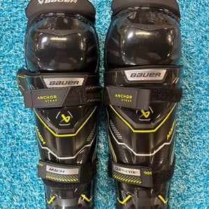 Youth Bauer Supreme Mach Shin Pads 10" (Used)