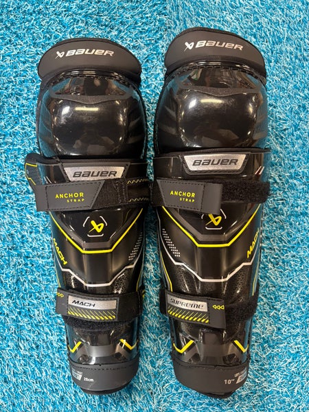 Youth Bauer Supreme Mach Shin Pads 10" (Used)