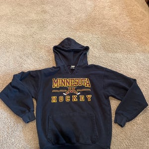 Minnesota Golden Gophers Hockey Hoodie – Size M – Black
