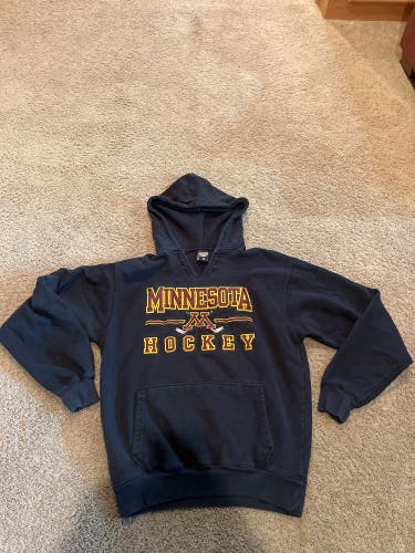 Minnesota Golden Gophers Hockey Hoodie – Size M – Black
