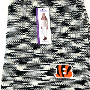 Cincinnati Bengals NFL Infinity Space Dye Cozy Scarf by Alyssa Milano (New)