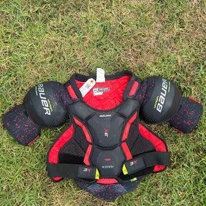 Large Senior Bauer Vapor 3X Shoulder Pads