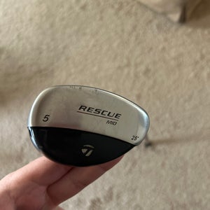 25 degree Men's TaylorMade Rescue Mid Right Handed Hybrid Stiff Flex 5H (Used)
