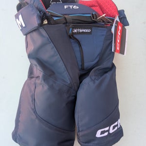 Junior Small CCM Jetspeed ft6 Hockey Pants Navy (New)