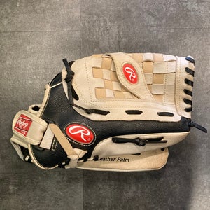 Brown Rawlings Playmaker Series RH Outfield Baseball Glove 14" (Used)