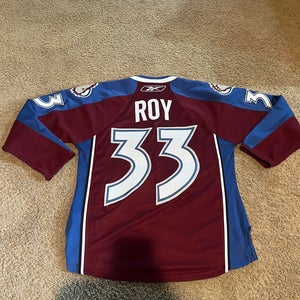 Patrick Roy Colorado Avalanche Jersey #33 Reebok NHL Licensed – Size Small