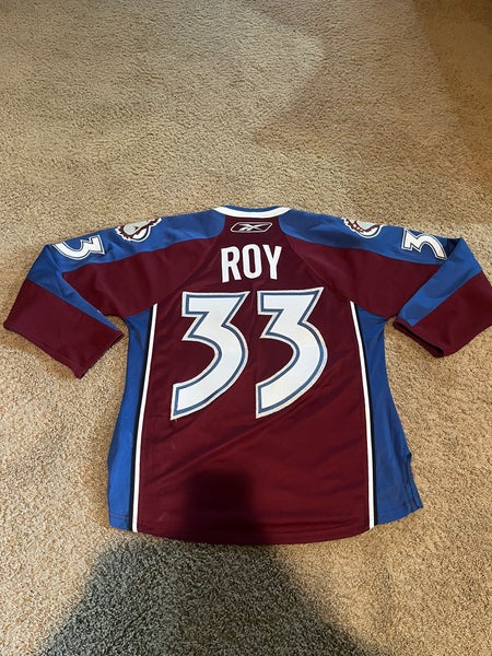 Patrick Roy Colorado Avalanche Jersey #33 Reebok NHL Licensed – Size Small