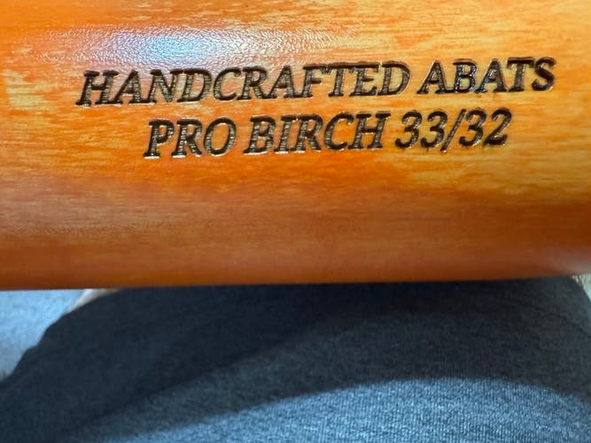 Handcrafted ABats wood bat 33/32