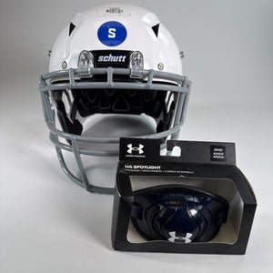 Schutt A11 Football Helmet Small White FB 205800 Youth Vengeance 2024 READ