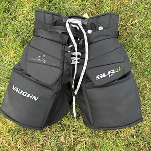 Black Intermediate XL Vaughn SLR4 Int Hockey Goalie Pants