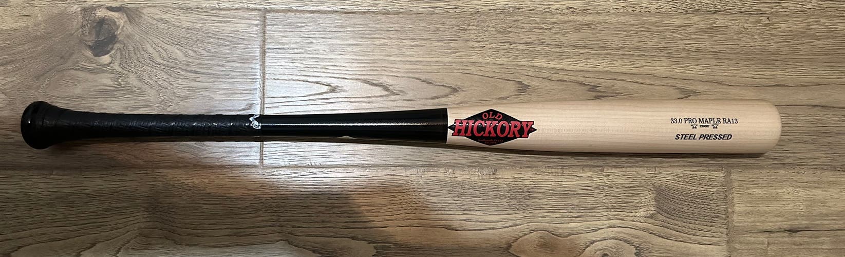 2024 Old Hickory Maple Steel Pressed RA13 Bat (-3) 30 oz 33" (New)
