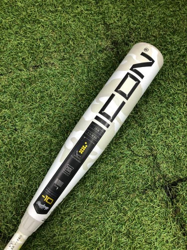 2025 Rawlings Icon Composite Bat USSSA Certified (-10) Composite 18 oz 28" (Used)