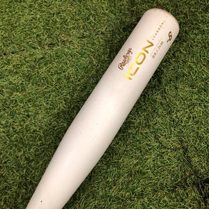2024 Rawlings Icon Composite Bat USSSA Certified (-8) Composite 22 oz 30" (Used)