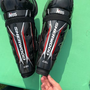 Senior Sher-Wood Shin Pads 14" (New)