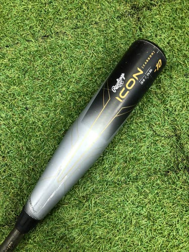 2023 Rawlings Icon Composite Bat USABat Certified (-10) Composite 18 oz 28" (Used)