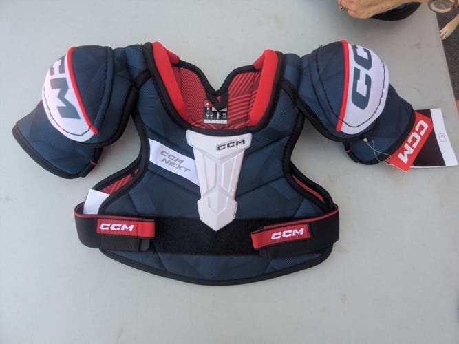 Youth Large CCM Next Shoulder Pads (New)
