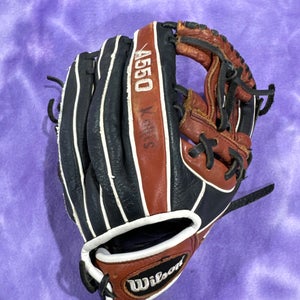 Brown Wilson A550 RH Infield Baseball Glove 11.5" (Used)