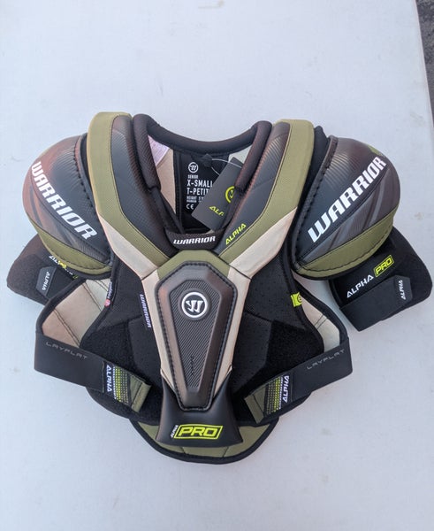 Senior XS Warrior Alpha Pro Shoulder Pads (New)