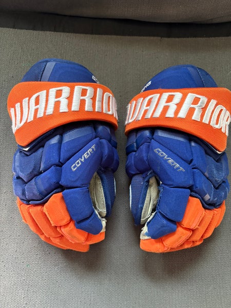 New York Islander Pro Stock Warrior Covert QRL Pro Gloves 14" Pro Stock GORING gloves (Used)