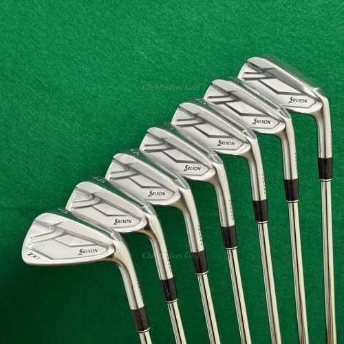 Srixon ZX7 Forged 4-PW Iron Set KBS $-Taper 130 Steel Extra Stiff