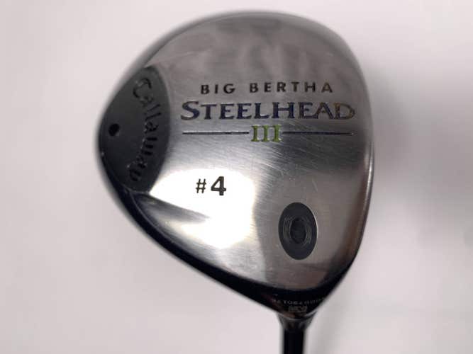Callaway Steelhead III 4 Fairway Wood 17* System III Regular Graphite Mens RH