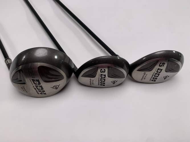 Dunlop DDH Wood Set 3 5 | 10.5* 15* 18* Graman Regular Graphite Mens RH