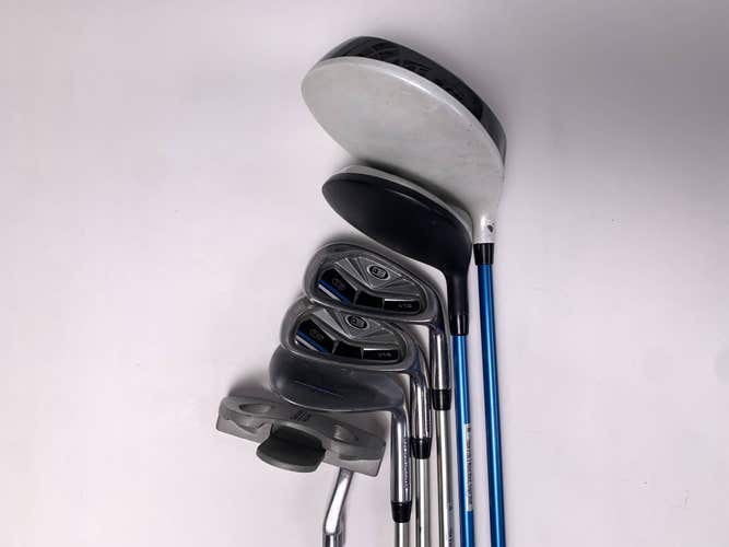 US Kids TS V10 Club Set Driver 3W 8 PW SW Putter TS 54 Youth Graphite Mens RH