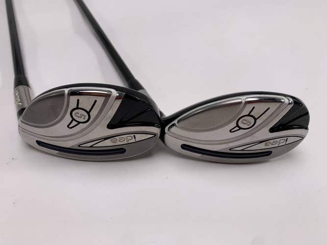 Adams Idea Womens 2014 5 & 6 Hybrid Set 25* 28* Idea UltraLite 50g Ladies RH