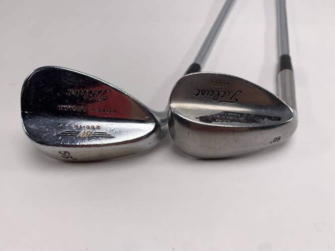 Titleist Vokey Chrome 200 Wedge Set 56* 14 60* Dynamic Gold Wedge Steel Mens LH