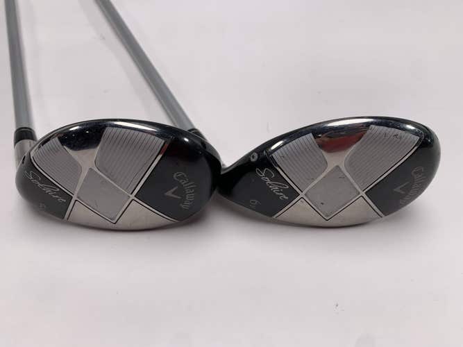Callaway Solaire 2014 5 & 6 Hybrid Set 27* 28* 50g Ladies Graphite Womens RH
