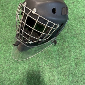 Black Junior OTNY X1 CSA Goalie Mask (Used) | 6 1/2- 7 1/8