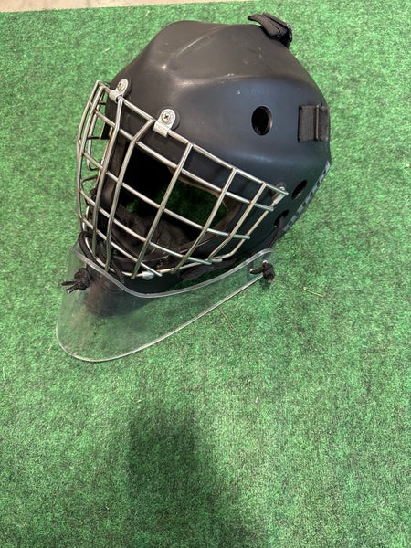 Black Junior OTNY X1 CSA Goalie Mask (Used) | 6 1/2- 7 1/8