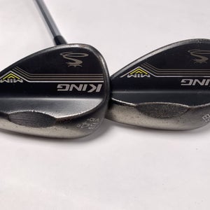 Cobra KING MIM Black Wedge Set 54* 10 58* 6 KBS Tour 90 Regular Steel Mens RH