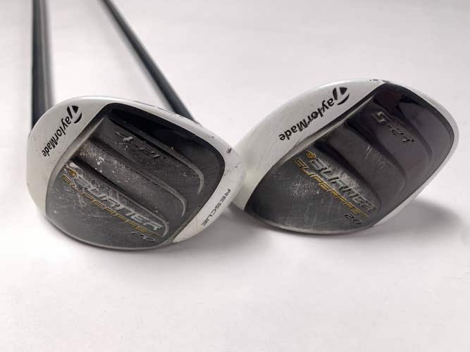 TaylorMade Burner Superfast 2.0 4 & 5 Hybrid Set 21* 25* REAX Regular Mens RH