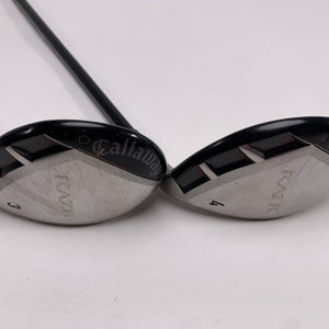 Callaway Razr X 3 & 4 Hybrid Set 21* 24* 60g Regular RH Oversize Grips