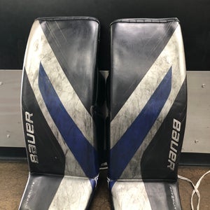 Senior Medium Bauer Hyperlite 2 Goalie Leg Pads (Used)