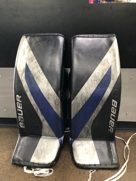 Senior Medium Bauer Hyperlite 2 Goalie Leg Pads (Used)