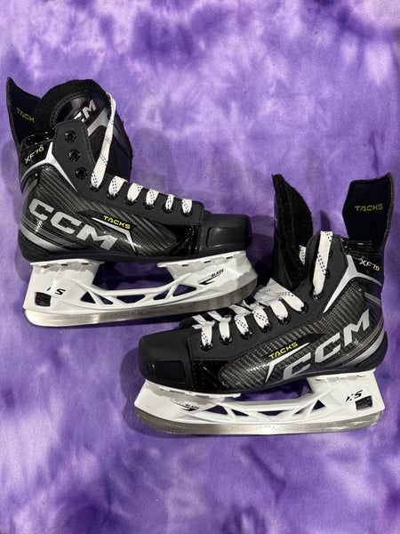 Intermediate CCM Tacks XF 70 Hockey Skates Regular Width Size 5 (Used)