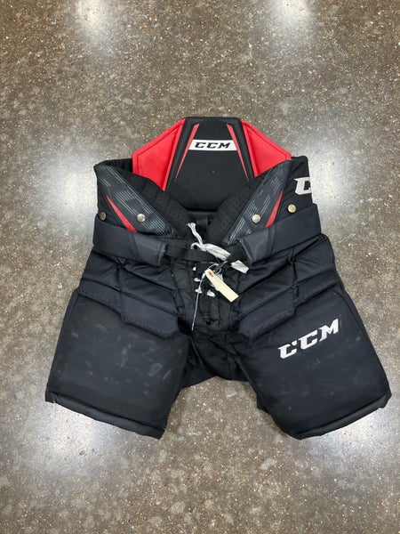 Black Senior Large CCM Premier R1.9 Hockey Goalie Pants (Used)