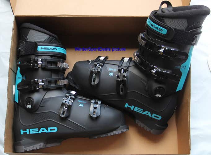 NEW 2026 Head Edge LYT ski boots men's XR black/blue Flex 80 US 9/9.5