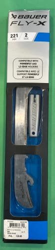 Bauer Fly-X Holders, Runners, & Replacement Steel Blades, Size 212 (Used)