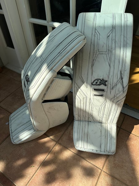 Brian's Optik 3 White 33 +1 MAX Core Goalie Leg Pads (Used 2 seasons)