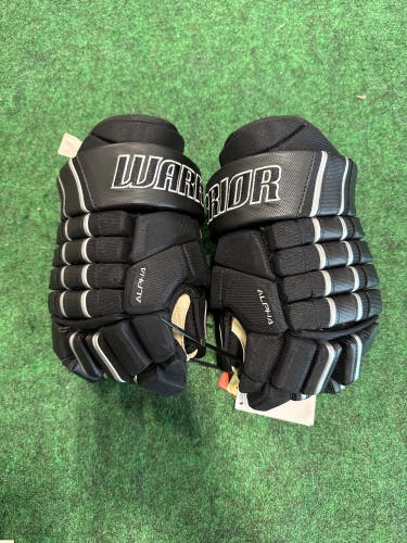 Black Junior Warrior Alpha FR Pro Gloves 11" (New)