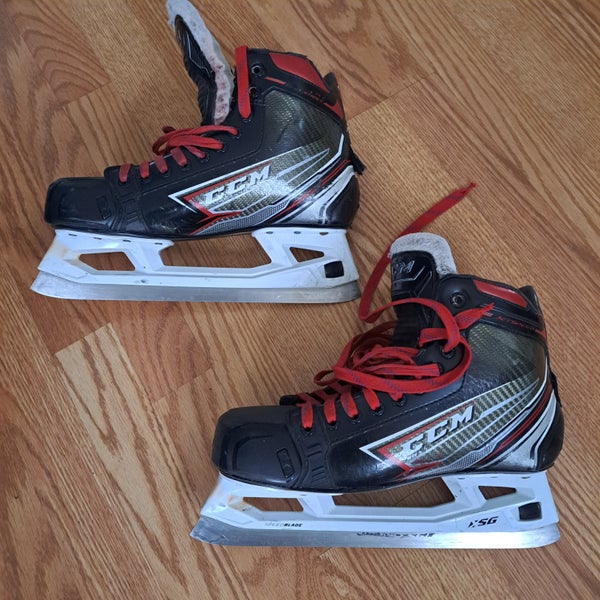 CCM Jetspeed FT460 Hockey Goalie Skates Regular Width 9.5 (Used)