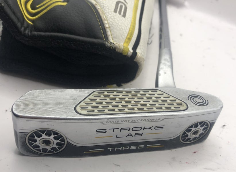 Odyssey Stroke Lab Three 34" Putter White Hot Microhinge Super Stroke w/HC