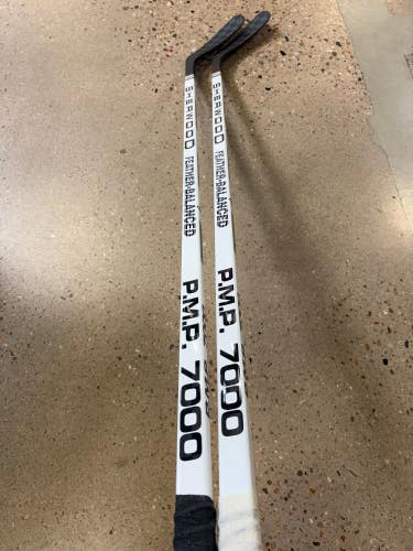 *2-Pack* Senior Sher-Wood PMP 7000 Hockey Stick Right Handed 75 Flex Pro Stock (Used)