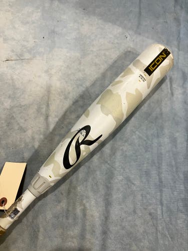 2025 Rawlings Icon Composite Bat USSSA Certified (-10) Composite 17 oz 27" (Used)